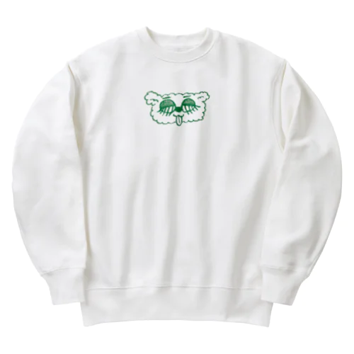 らくがきモコモコ Heavyweight Crew Neck Sweatshirt