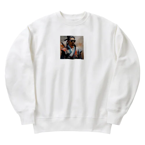 グラサン侍 Heavyweight Crew Neck Sweatshirt