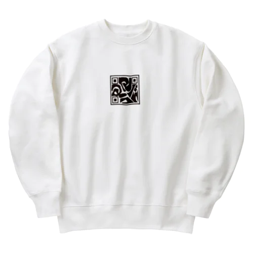 キューアールコード Heavyweight Crew Neck Sweatshirt