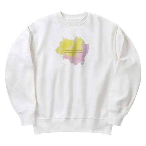 KUMO☁️×名言　Spring ver. Heavyweight Crew Neck Sweatshirt