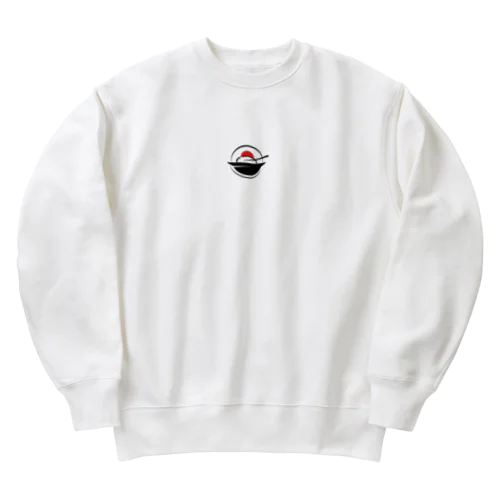 日本　米と箸 Heavyweight Crew Neck Sweatshirt