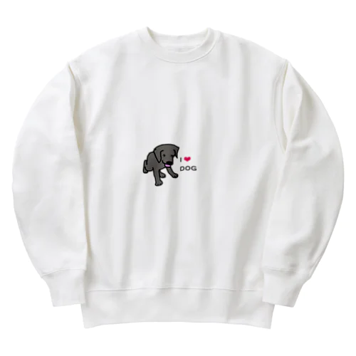 Lab puppy Heavyweight Crew Neck Sweatshirt