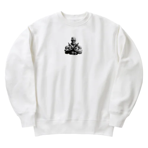 ムキムキスケルトン Heavyweight Crew Neck Sweatshirt