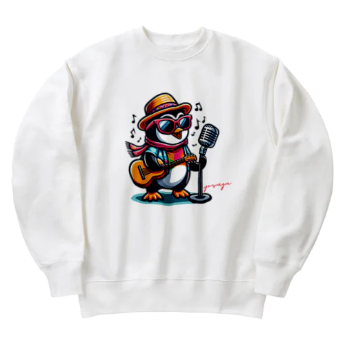 陽気なペンギン Heavyweight Crew Neck Sweatshirt