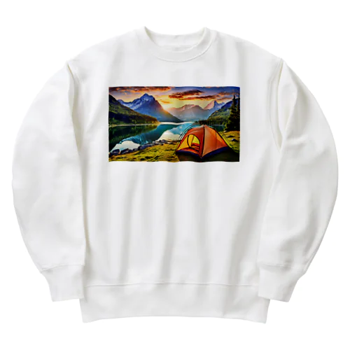 キャンプファッション -Sunrise- Heavyweight Crew Neck Sweatshirt