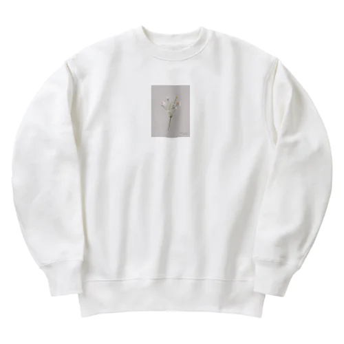 *Hanataba* Sakura milk tea . Heavyweight Crew Neck Sweatshirt