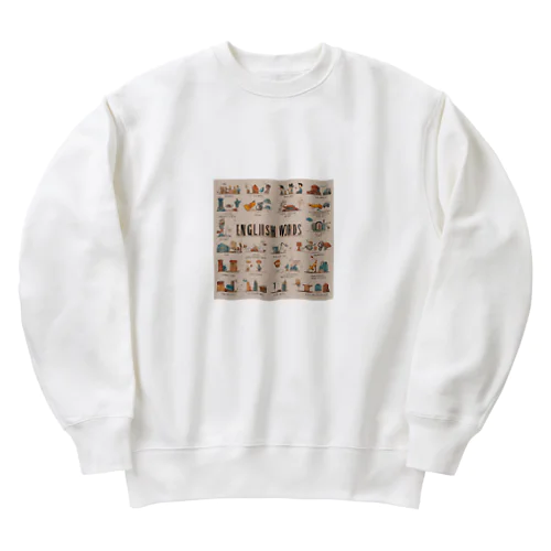 Three-Like2 Heavyweight Crew Neck Sweatshirt