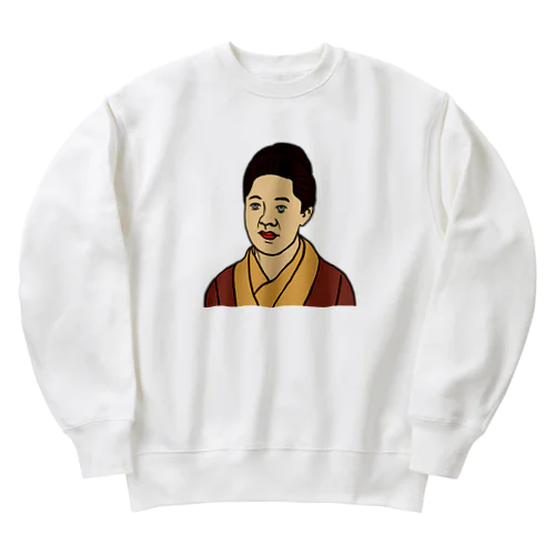 かわいい津田梅子 Heavyweight Crew Neck Sweatshirt