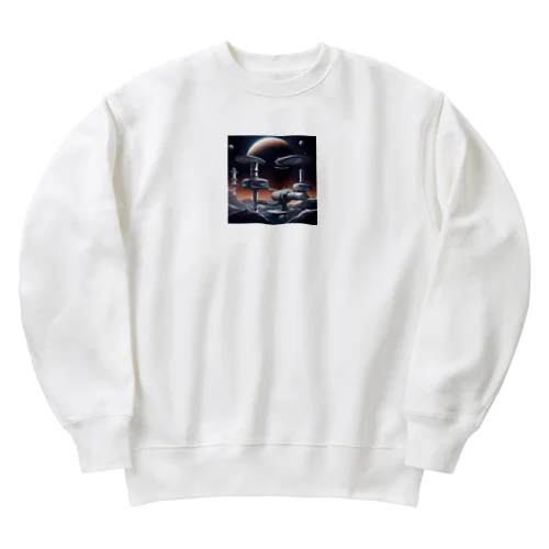 1. Futura Space Station Heavyweight Crew Neck Sweatshirt