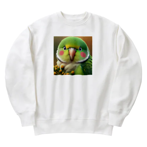 オカメインコです Heavyweight Crew Neck Sweatshirt