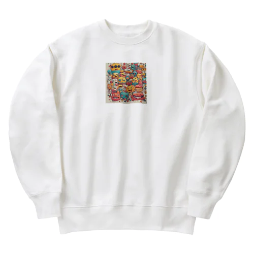 ハッピー Heavyweight Crew Neck Sweatshirt