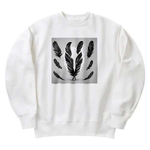 feathers of hope Heavyweight Crew Neck Sweatshirt