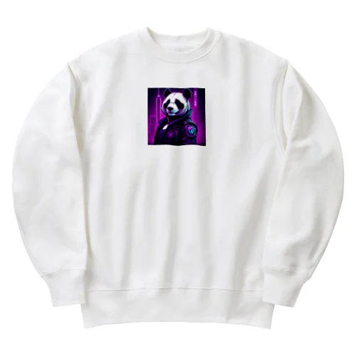 最強パンダ Heavyweight Crew Neck Sweatshirt