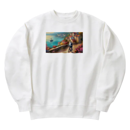 安穏 Heavyweight Crew Neck Sweatshirt