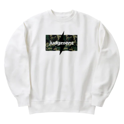 【judgment produce】judgment迷彩（緑） Heavyweight Crew Neck Sweatshirt