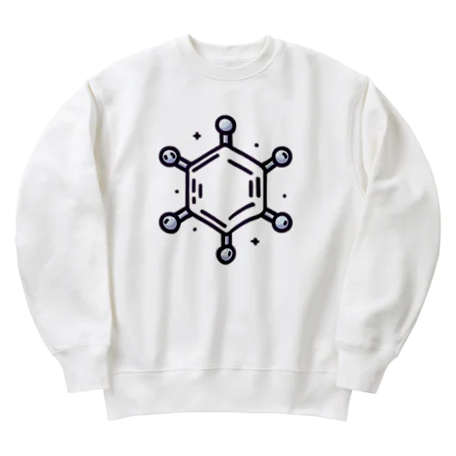 ベンゼン環 Heavyweight Crew Neck Sweatshirt