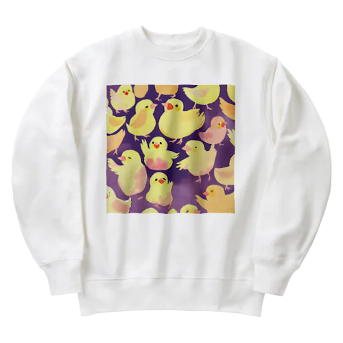 ハッピーひよこシリーズ　 Heavyweight Crew Neck Sweatshirt