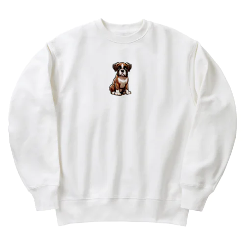 ボクサー【かわいい動物たち】 Heavyweight Crew Neck Sweatshirt