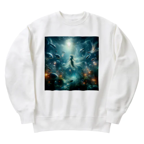 魚座の方へ Heavyweight Crew Neck Sweatshirt