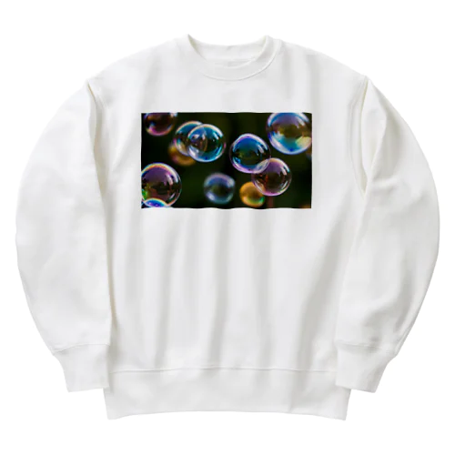 大小の輝くシャボン玉　BLUE PLUM  691 Heavyweight Crew Neck Sweatshirt