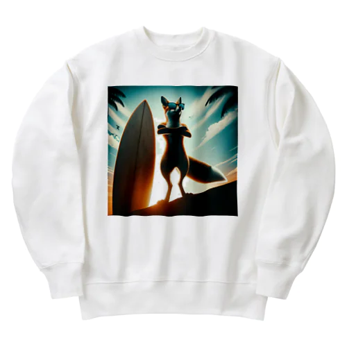 夏の狐 Heavyweight Crew Neck Sweatshirt