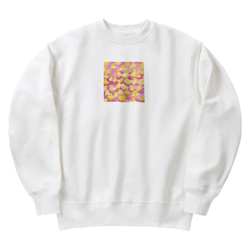 いっぱいのひよこシリーズ Heavyweight Crew Neck Sweatshirt