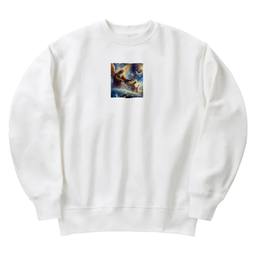 二人の天使 Heavyweight Crew Neck Sweatshirt