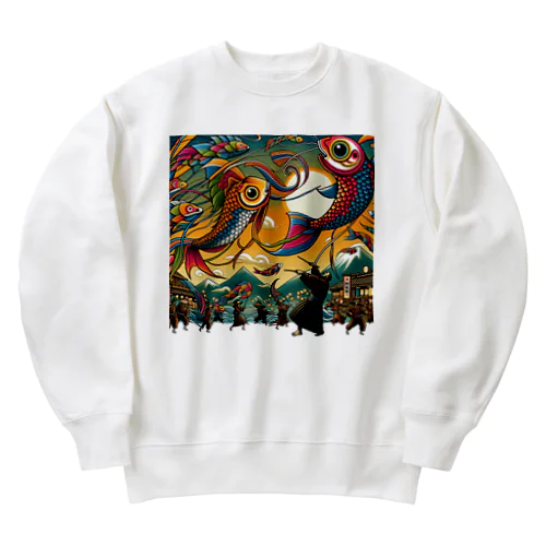 カープさいしん Heavyweight Crew Neck Sweatshirt