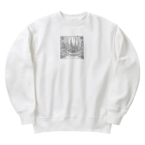 空飛ぶクリスタルカーペットグッズ Heavyweight Crew Neck Sweatshirt