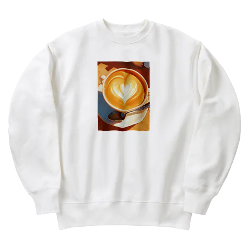 カフェラテで至福の一杯　BLUE PLUM  691 Heavyweight Crew Neck Sweatshirt