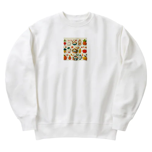 食材妖精 Heavyweight Crew Neck Sweatshirt