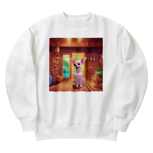 sauna animal ⑩ Heavyweight Crew Neck Sweatshirt