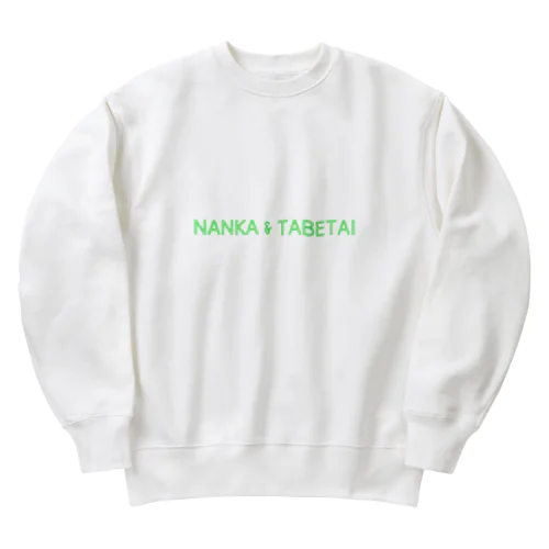 NANKA TABETAI Heavyweight Crew Neck Sweatshirt