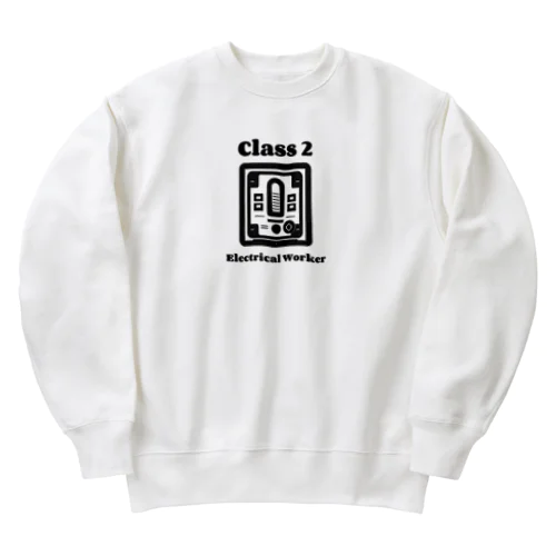 第二種電気工事士 Heavyweight Crew Neck Sweatshirt