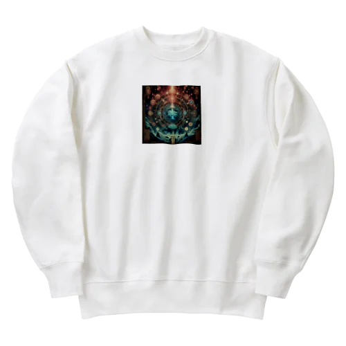 カタカムナ文字 Heavyweight Crew Neck Sweatshirt