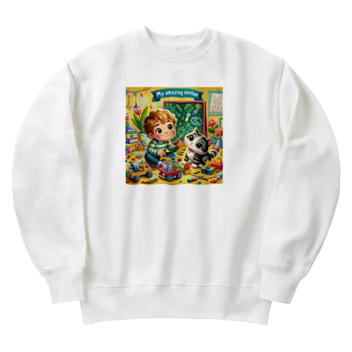 ぼくのすごいはつめい Heavyweight Crew Neck Sweatshirt