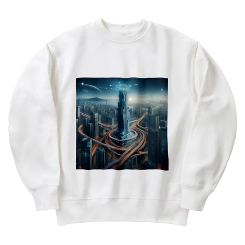 現代版バベルの塔 Heavyweight Crew Neck Sweatshirt