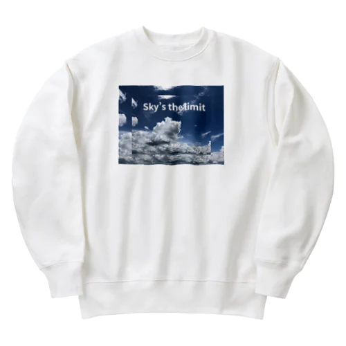 Sky’s the limit Heavyweight Crew Neck Sweatshirt