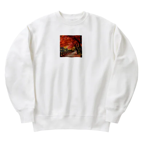 紅葉　なでしこ1478 Heavyweight Crew Neck Sweatshirt