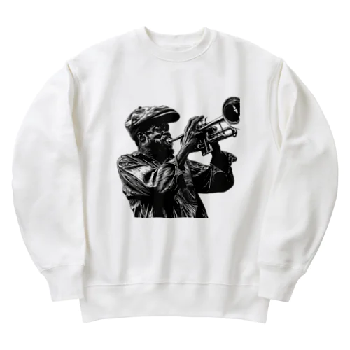 黒人のトランぺッター Heavyweight Crew Neck Sweatshirt