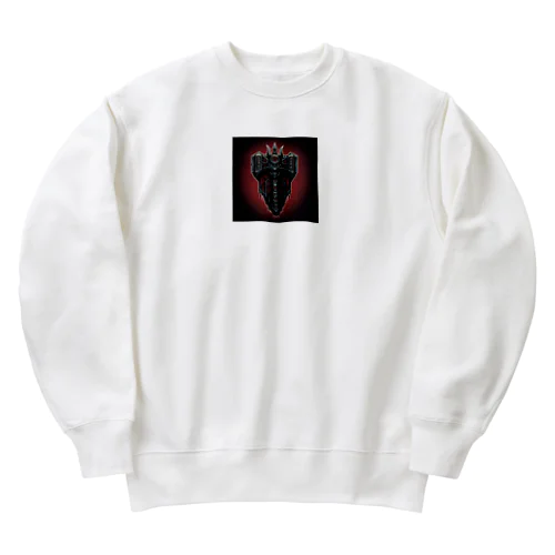 恐怖の門番　架空企業ロゴ Heavyweight Crew Neck Sweatshirt