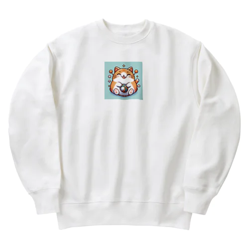 まるねこ37 Heavyweight Crew Neck Sweatshirt