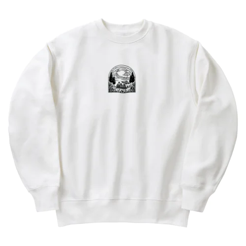  ピクニックの幸せなひととき Heavyweight Crew Neck Sweatshirt