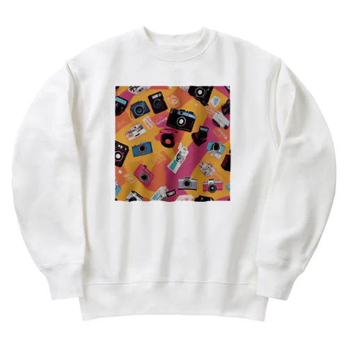 韓国スタイル✨ Heavyweight Crew Neck Sweatshirt