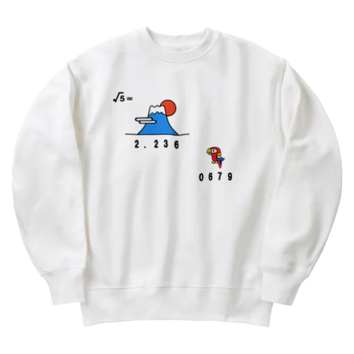 富士山麓鸚鵡泣 Heavyweight Crew Neck Sweatshirt