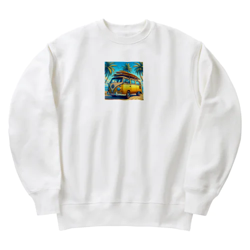 海辺のフォルクスワーゲン Heavyweight Crew Neck Sweatshirt