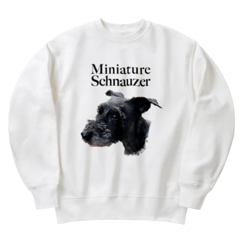 Vintage Style M.Schnauzer Heavyweight Crew Neck Sweatshirt