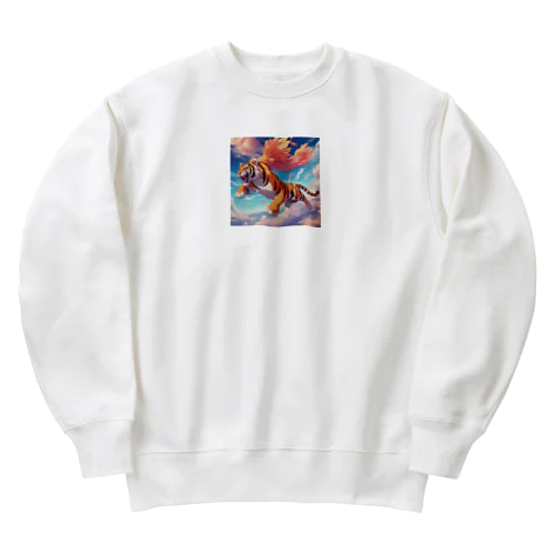 空を飛ぶ虎 Heavyweight Crew Neck Sweatshirt