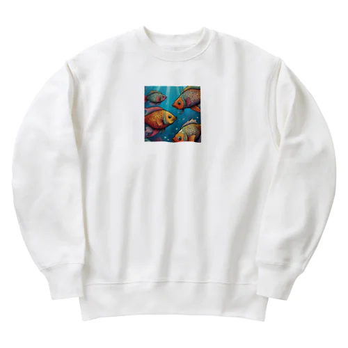 異世界　魚 Heavyweight Crew Neck Sweatshirt