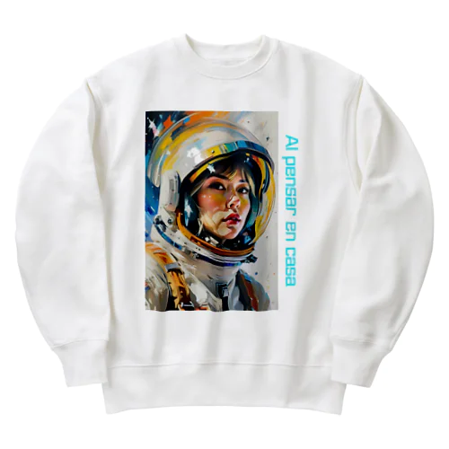 Al pensar en casa 2 Heavyweight Crew Neck Sweatshirt